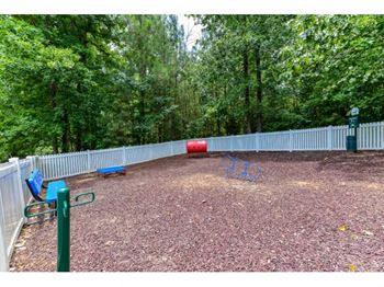 Dog Park Featuring Agility Equipment at St. Andrews Apartment Homes, Johns Creek, GA